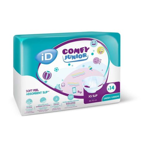 iD Comfy Junior Slip - Extra Small - Pack of 14 