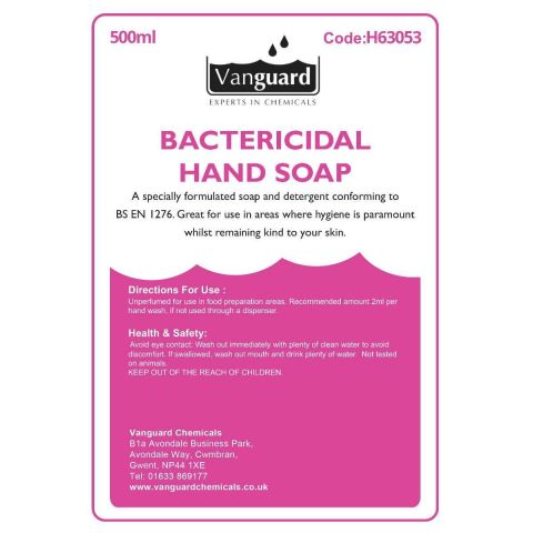 Vanguard Anti-Bacterial Hand Soap - White Pearl - 500ml 