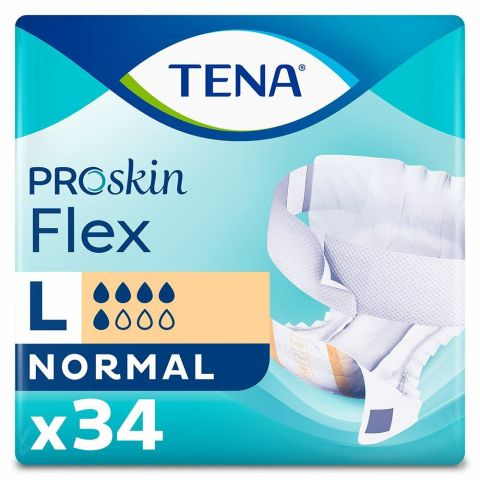 TENA ProSkin Flex Normal - Large - Pack of 34 