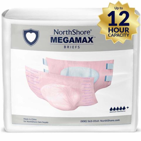NorthShore MEGAMAX Pink - Large - Case - 4 Packs of 10 